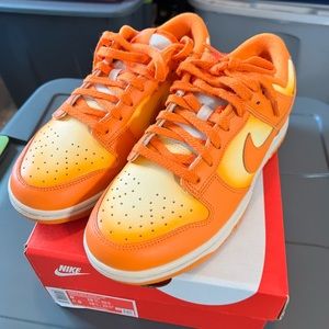 Nike Dunk Low woman’s size 8 Magma Orange